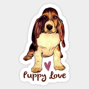 Puppy Love - Miss Emma Sticker